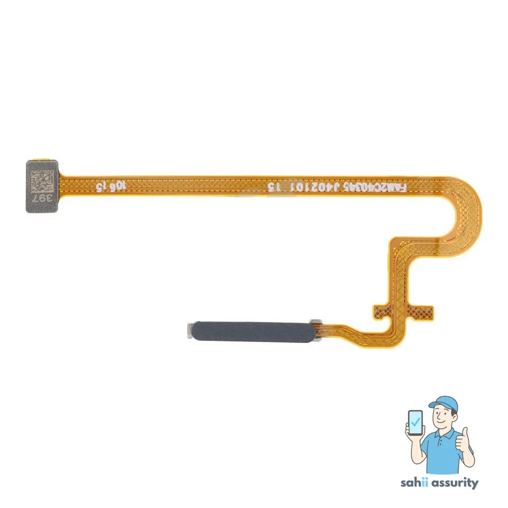 Fingerprint Sensor with Flex Cable for Oppo A78 5G Black